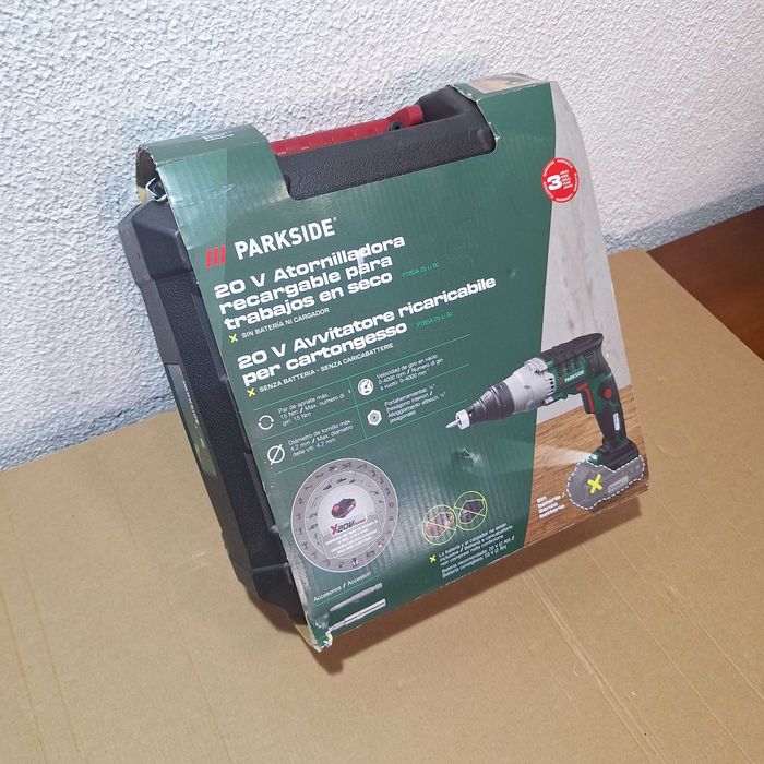 Aparafusadora de Pladur Parkside [ Nova ]