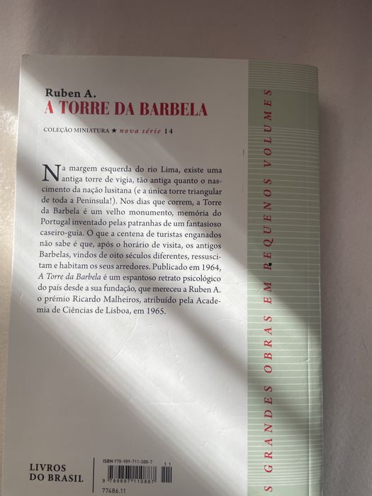 Livro A Torre Da Barbela