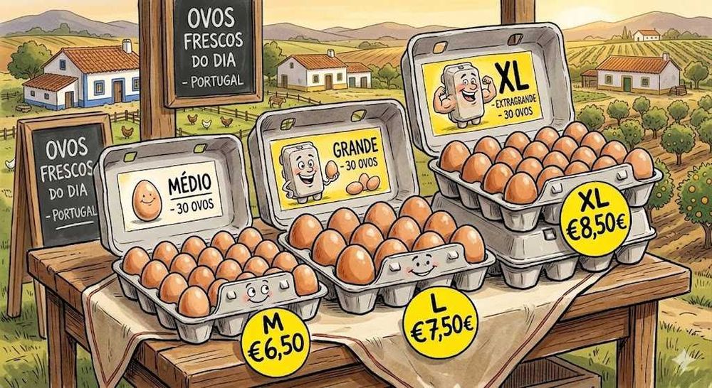 Ovos caseiros frescos