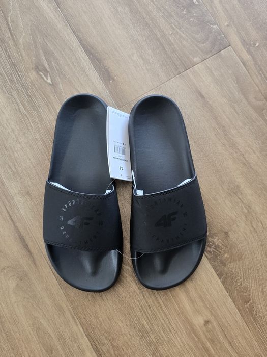 4F Klapki Unisex Wsuwane Lekkie Roz. 41 | Lato • basen • plaża • Wakacje