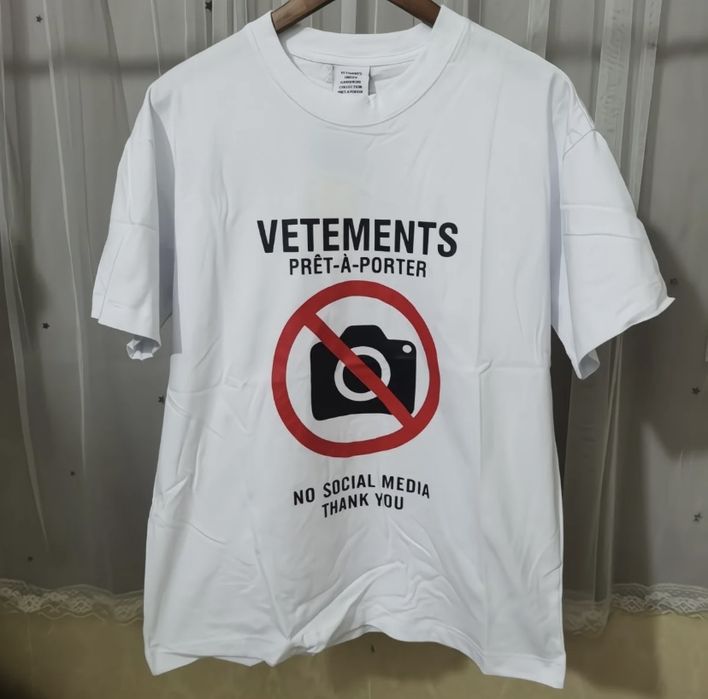 футболка vetements Antisocial