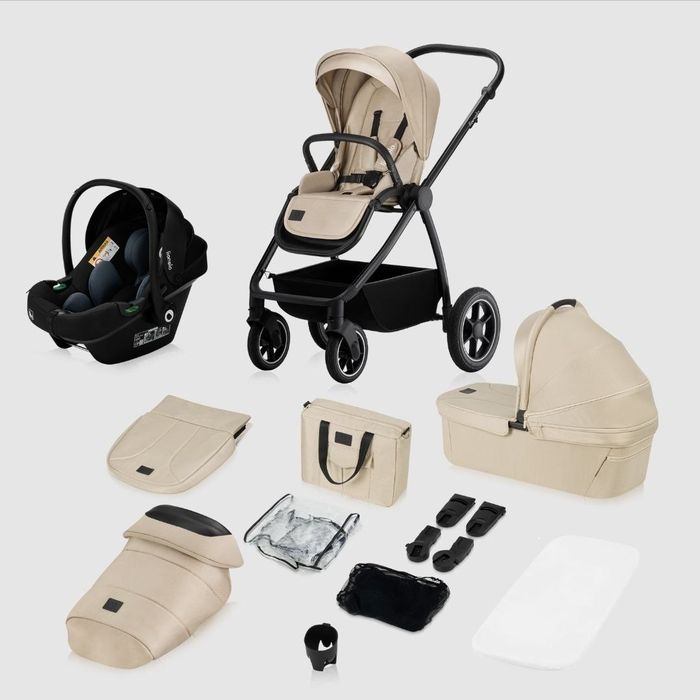 Багатофункціональна коляска 3 в 1 Lionelo Meril (Beige Sand)
