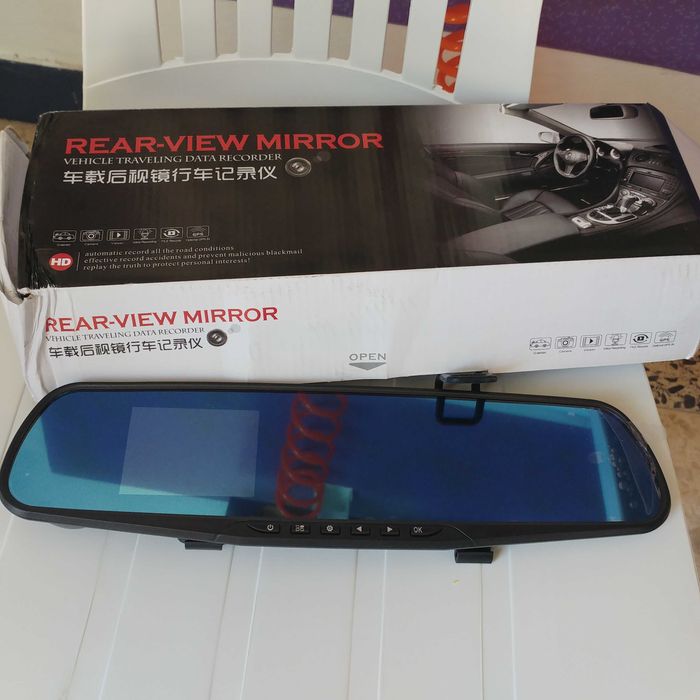 Espelho retrovisor c/ câmera para carro