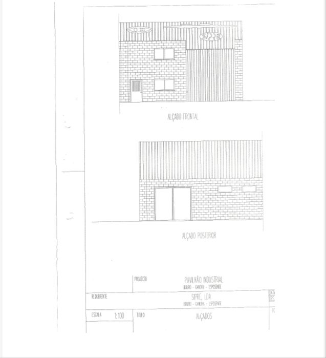 Pavilhao com 2 pisos ( ronda os 800m2) Esposende