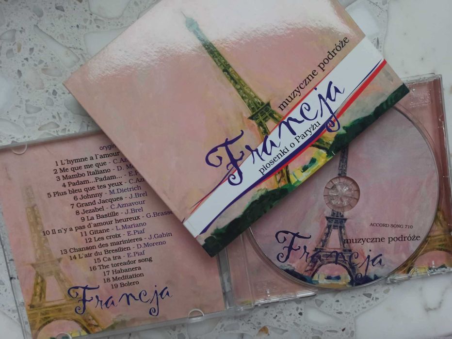 "FRANCJA Piosenki o Paryżu" różni wykonawcy, Piaf, Moreno, Brel, Gabin