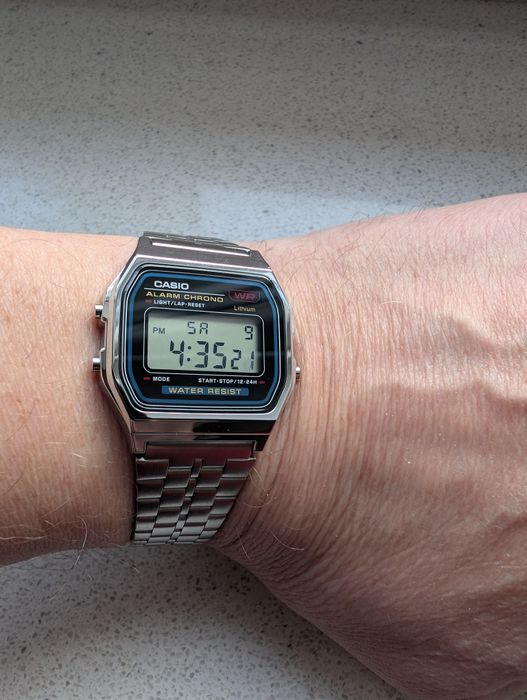 Nowy oryginalny zegarek Casio A159 Made in Japan, nie chiński
