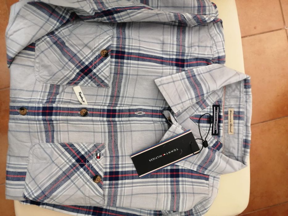 Camisa jovem, S, M Tommy Hilfiger