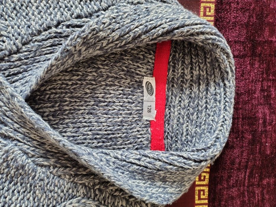 Sweter chłopięcy rozpinany rozm. 128