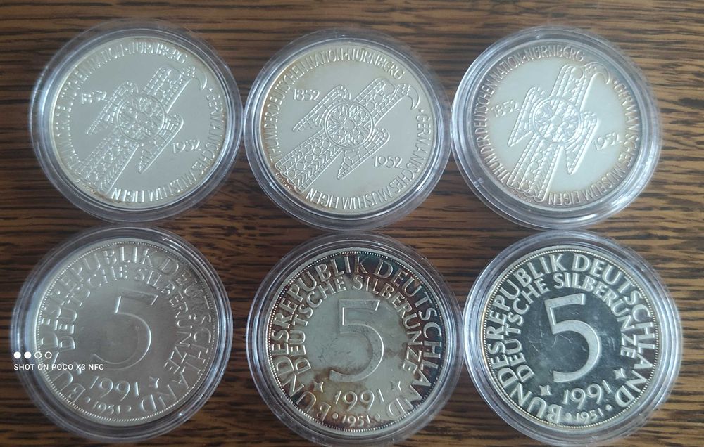 Medal token numizmat Niemcy srebro ładne 1951 rok