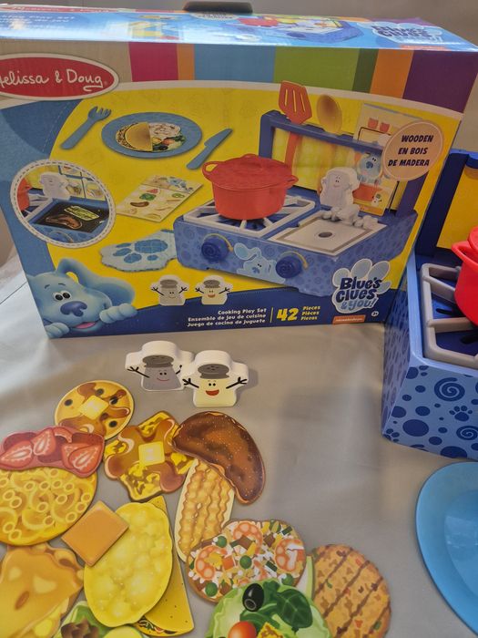 Zabawka drewniany zestaw kuchenny Blue Melissa&doug