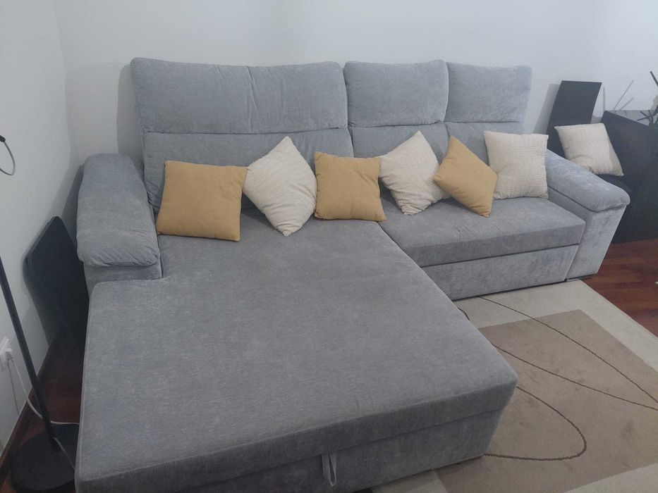 Sofá Cama Cinzento