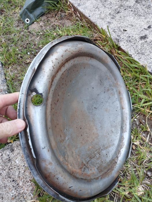 Tampão de roda cromado anos 50