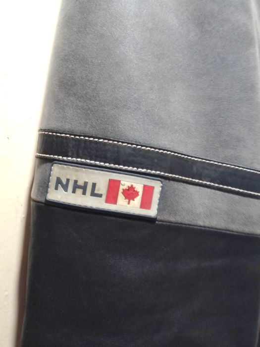 Куртка чоловіча шкіряна NHL