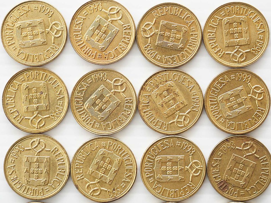 Lote de 16 Moedas 1 Escudo 1993