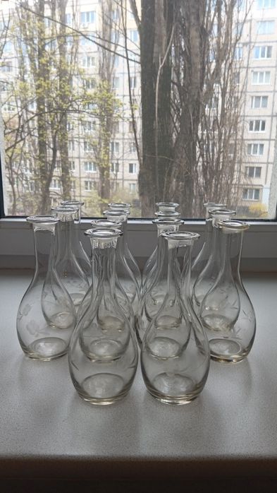 Графин для водки, наливки СССР. 14 штук. Цена за все.