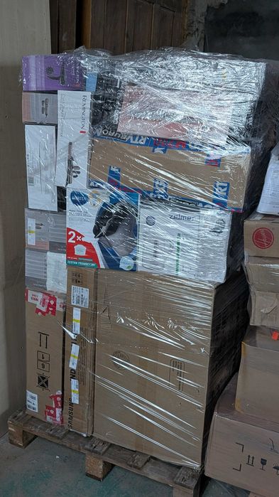 Мікс бокси палети  електроніка/техніка топ товар оптом на вагу 232 кг