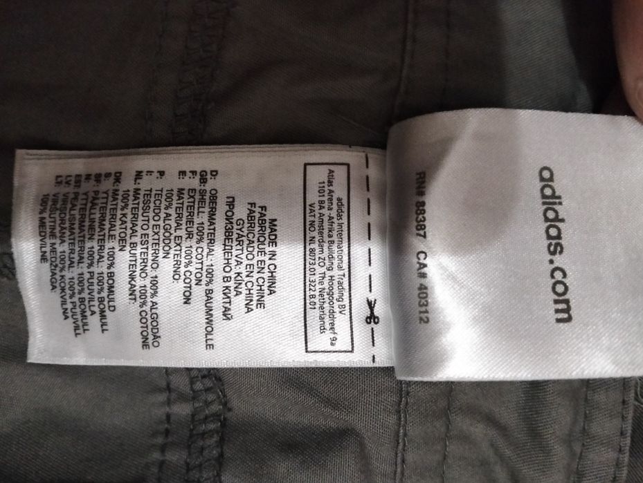 Calções homem compridos da adidas novos