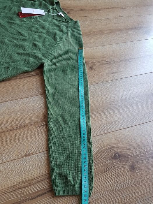 48 4XL s.Oliver red label sweter damski z dzianiny comfort zielony