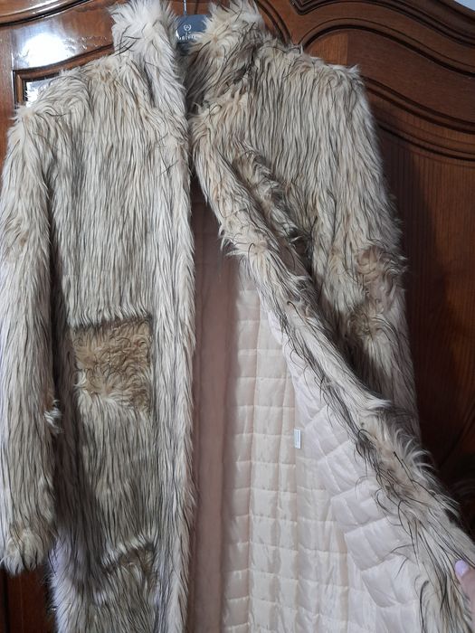 Casaco/sobretudo de pelo