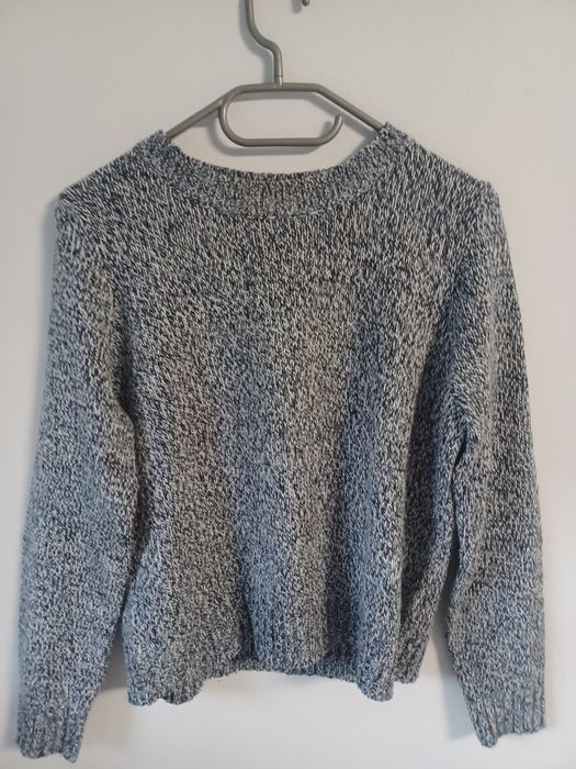 Sweter niebieski h&m
