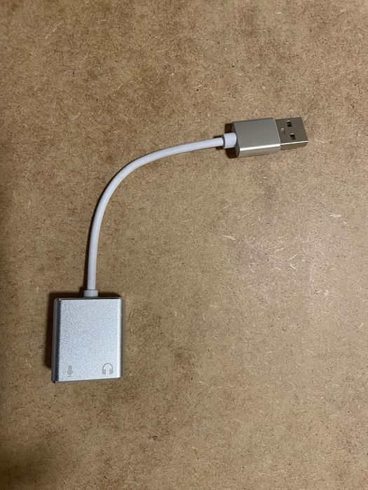Zewnętrzna karta dźwiękowa USB adapter