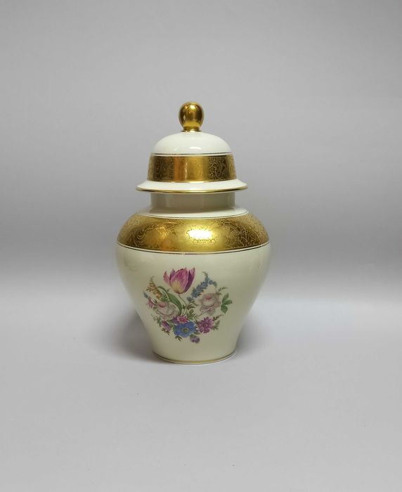 Wazon z pokrywą, waza, urna, Rosenthal, 1952 rok