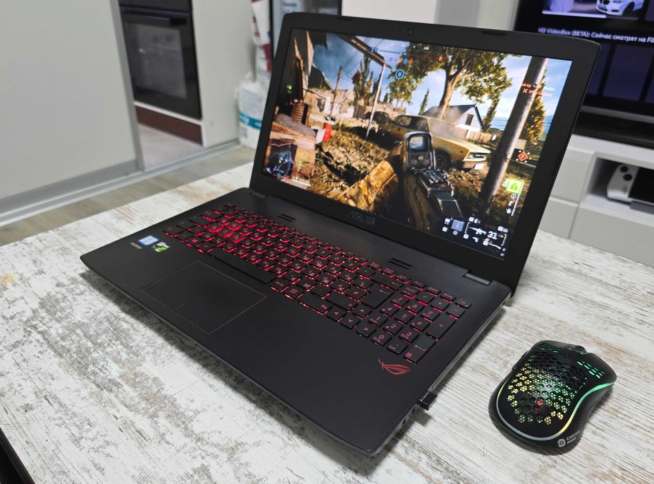 Игровой Asus ROG 15.6" IPS (Core i5/Nvidia GTX960M/ОЗУ 12GB DDR4/SSD+1TB HDD/АКБ 4ч)