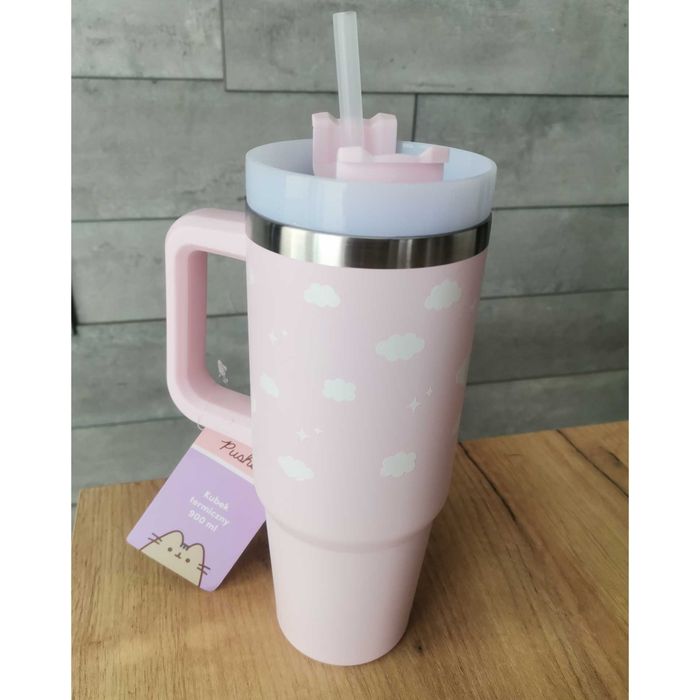 Pusheen Nowy kubek termiczny Pusheen kubek duży 900 ml