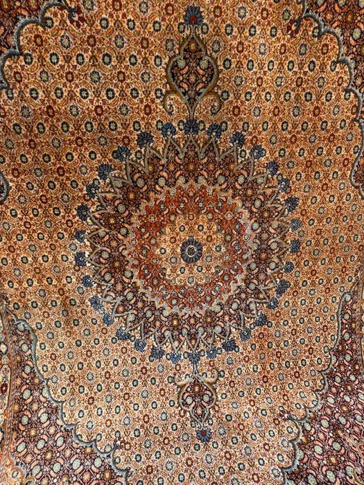 Dywan perski r. tkany kaszmirowy + jedwab Iran Moud 300x200 gal. 18tyś