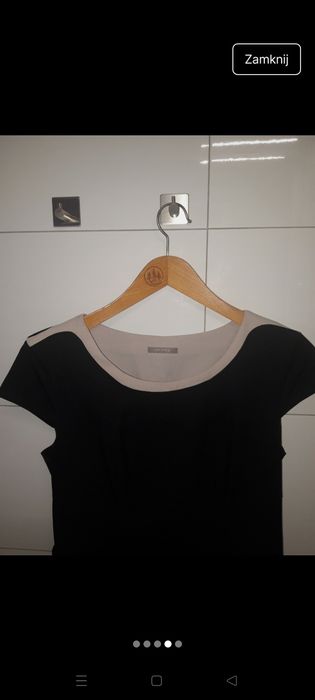 Elegancka sukienka z paskiem