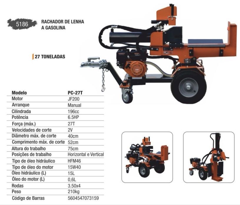 Rachador 27 Toneladas Novo