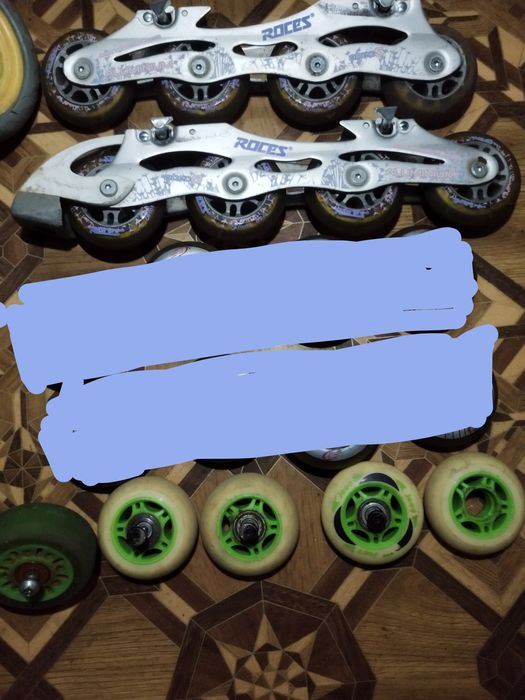 Колеса для роліків,шипи для бутс  14 шт