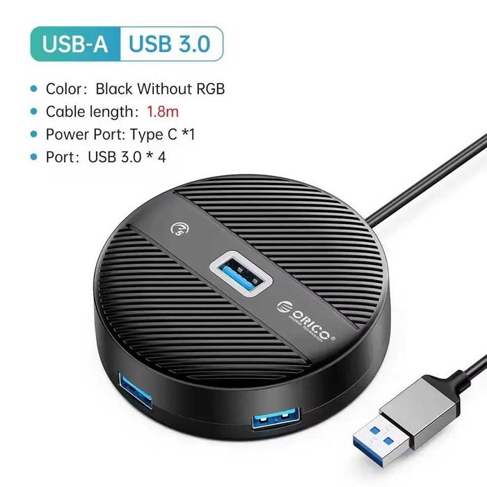 ORICO 4 Ports USB 3.0 Хаб Round USB