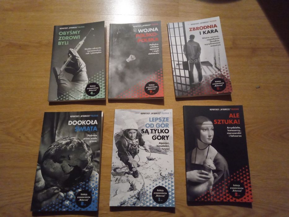 Reportaży wyborczej polecają 6 tomów