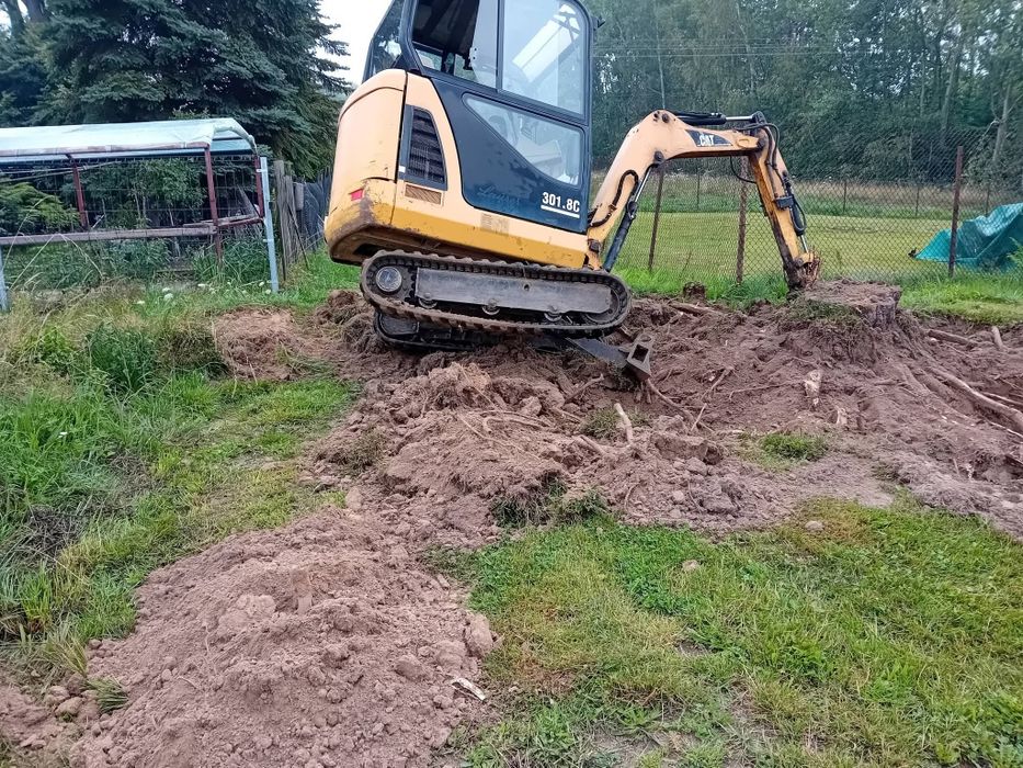 Usługi koparką kopanie fundamentów