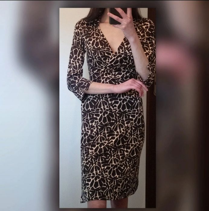 Sukienka jedwab Diane von Furstenberg/Roz/XS/S