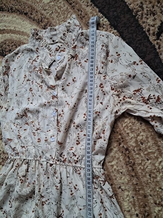 Шифонова сукня в квіточку