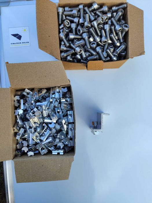 Кріплення для сонячних панелей: алюміній/ оцинковка/ шпилька / прижими