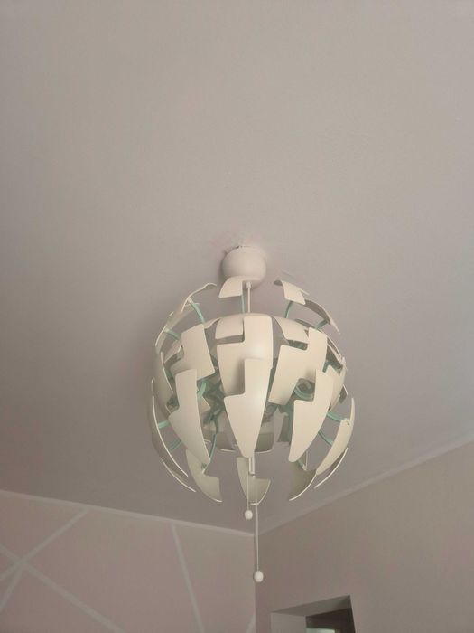 Lampa klosz ikea biala sp 2014