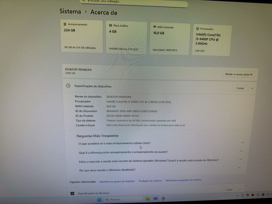 Desktop Gaming I5-9400F