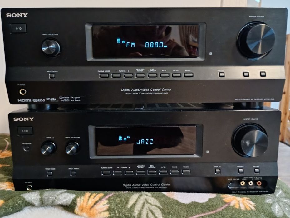 Audio amplitunery wzmacniacze technics Sony itp