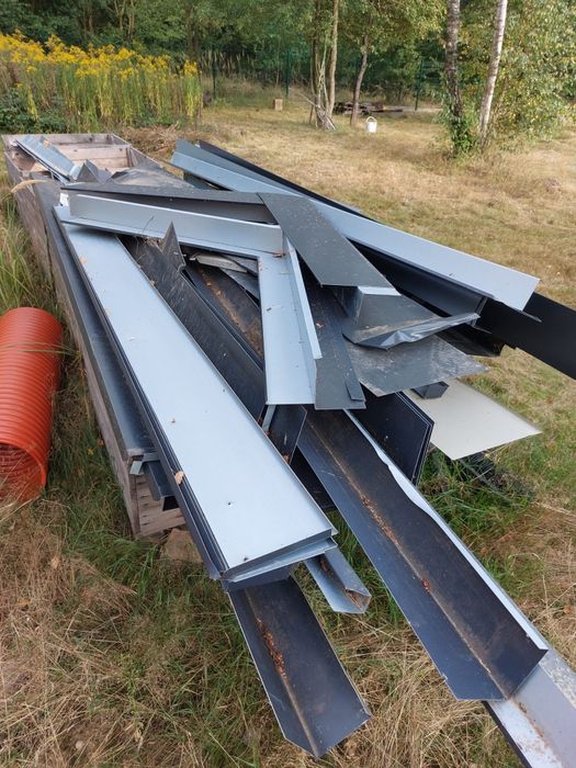 Metalowe rynny w idealnym stanie