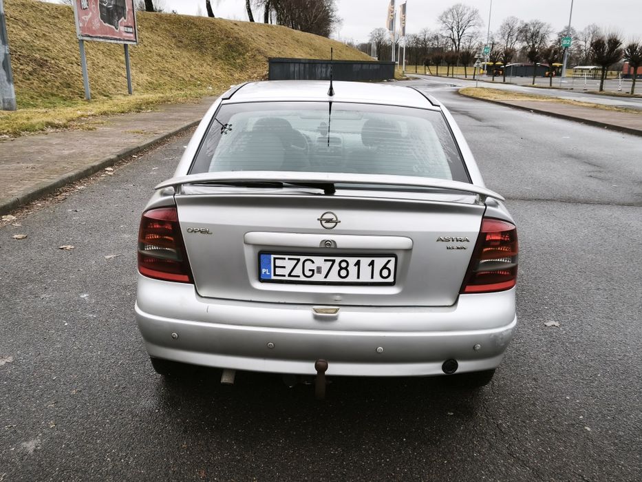Opel Astra G 1.4 benzyna + LPG 2003r Hak, czujniki parkowania.