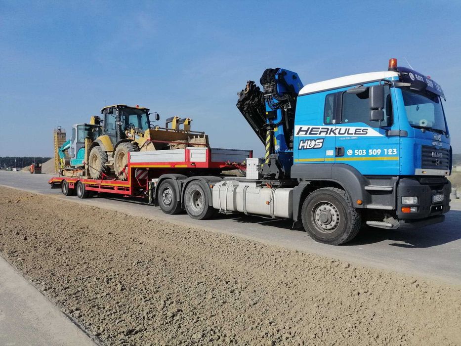 Transport nienormatywny, gabaryt, HDS, dźwig, transport niskopodwoziowy