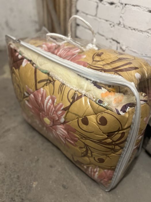 Kołdra ocieplana z futerkiem naturalne futro