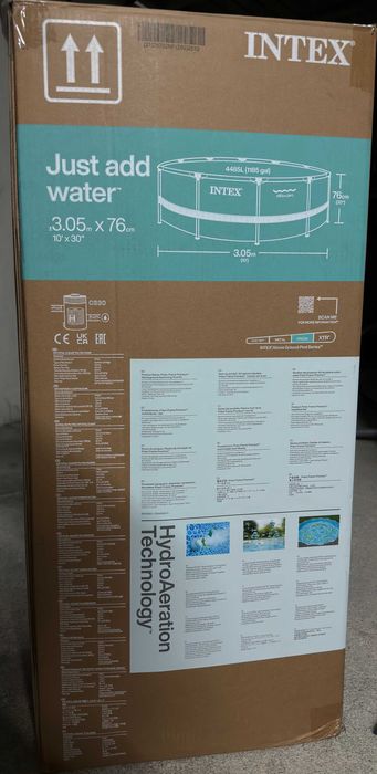 Piscina INTEX + Bomba Bestway Flowclear + Kit Manutenção