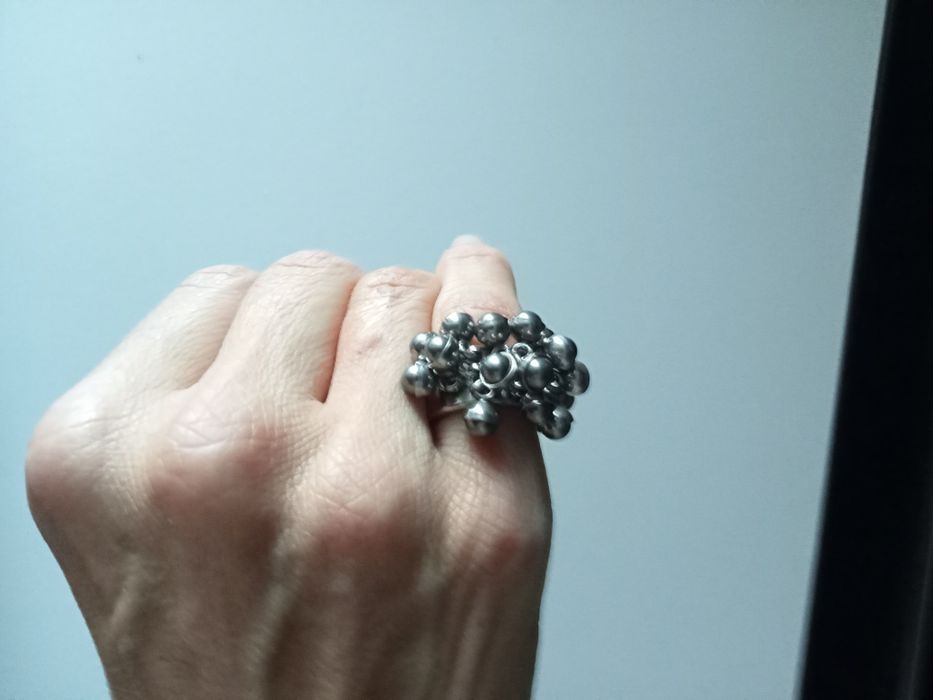 Anel Swatch prateado