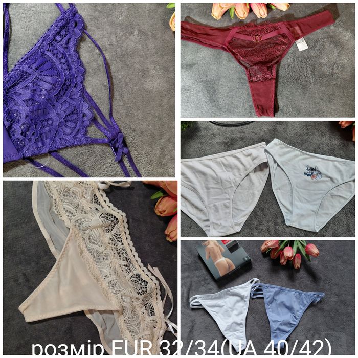 Трусики/ жіноча білизна різних розмірів