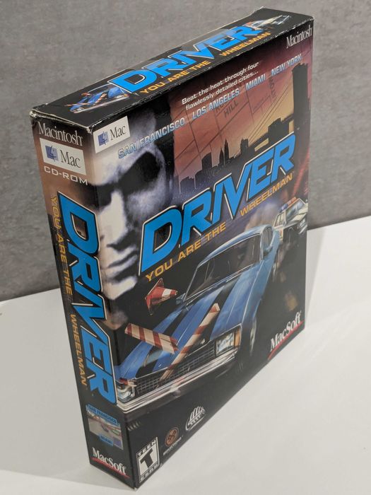 DRIVER You Are the Wheelman BIG BOX gra Macintosh Mac iMac MacSoft USA