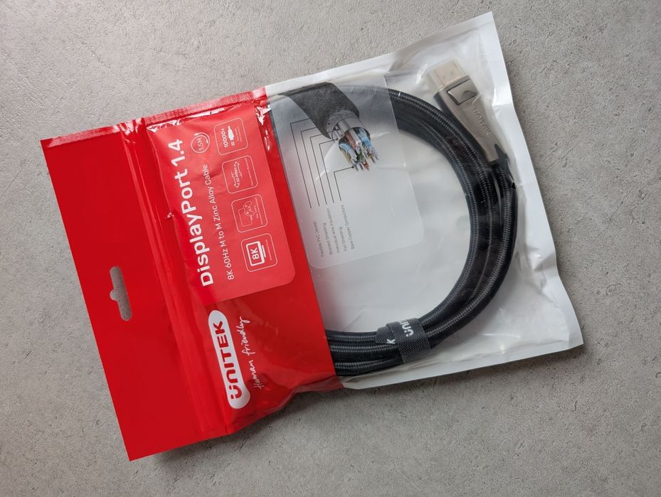 Kabel DisplayPort 1.4 1,5m Unitek